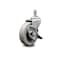 Service Caster 3 Inch Thermoplastic Rubber Wheel 7/8 Grip Ring Stem Caster with Brake SCC SCC-GR05S310-TPRS-SLB-71678 - alternate 2